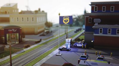 Police Station Flagpole