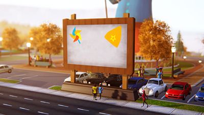 Giant Garden Gnome Sign
