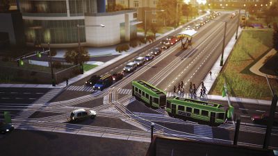 High Density Streetcar Avenue